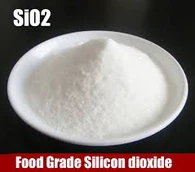 Toidukvaliteediga sadestunud ränidioksiidi pulber paakumisvastase ainena